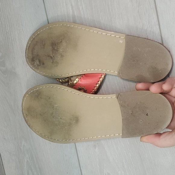 Jack Roger's Womens Hobo Boho Sandals T strap Sandals Flats shoes sz 7M - Picture 11 of 15